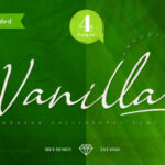 Vanilla Family Font Poster 1