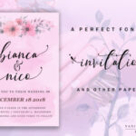 Vanilla Mermaid Script Font Poster 2