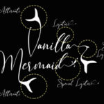 Vanilla Mermaid Script Font Poster 8