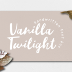 Vanilla Twilight Font Poster 1