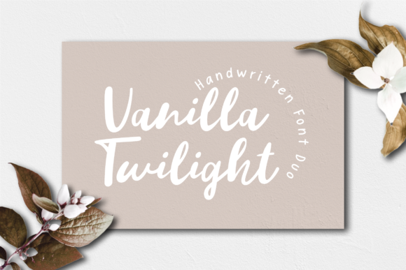 Vanilla Twilight Font Poster 1