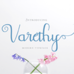 Varethy Font Poster 1