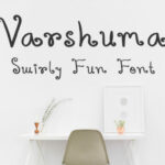 Varshuma Font Poster 1