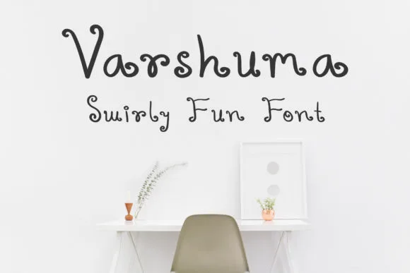 Varshuma Font Varshuma Font Poster 1