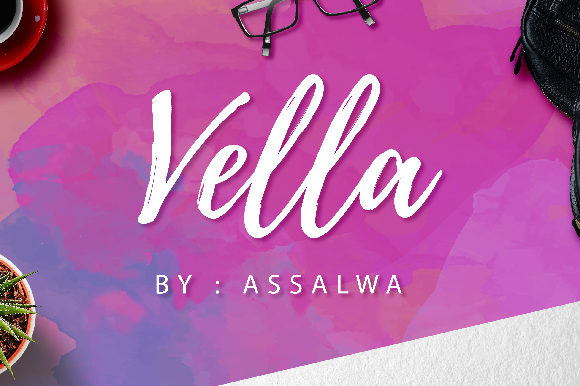 Vella Font Poster 1