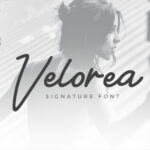 Velorea Font Poster 1
