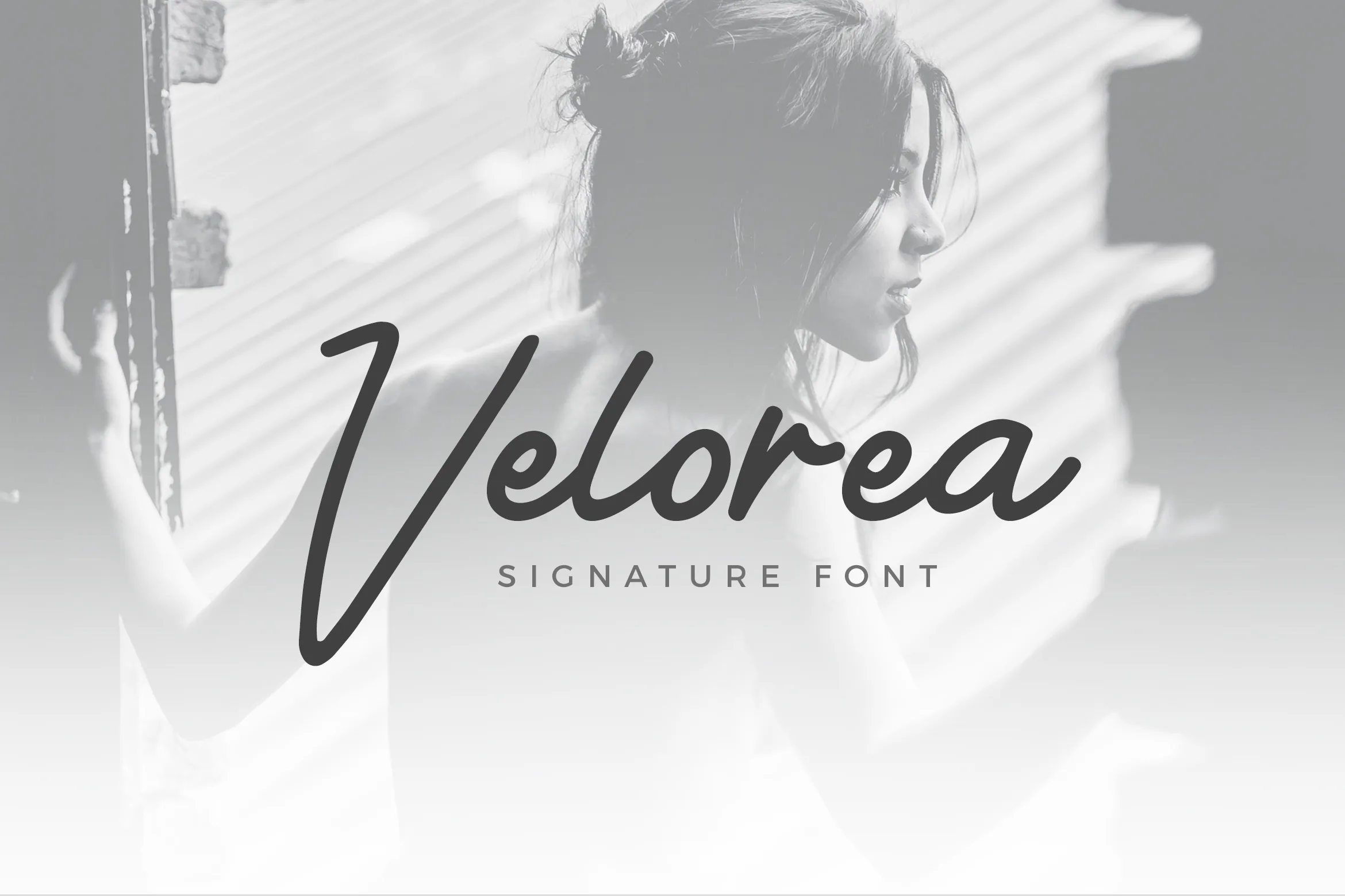 Velorea Font Velorea Font Poster 1