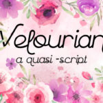 Velourian Font Poster 1