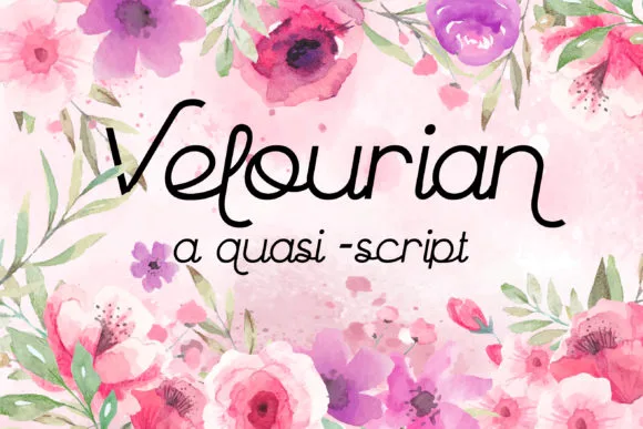 Velourian Font Velourian Font Poster 1