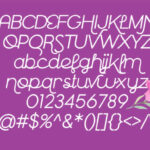 Velourian Font Poster 2