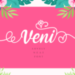 Veni Font Poster 1