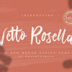 Vetto Rosella Font Poster 1