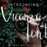 Vicanza Font Poster 1