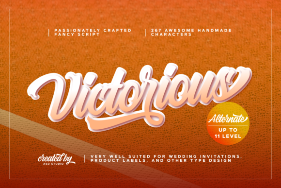 Victorious Font Poster 1