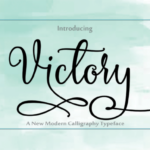 Victory Font Poster 1