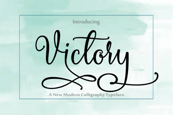Victory Font Poster 1