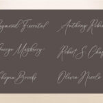 Vignette Font Poster 11