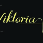 Viktoria Font Poster 1