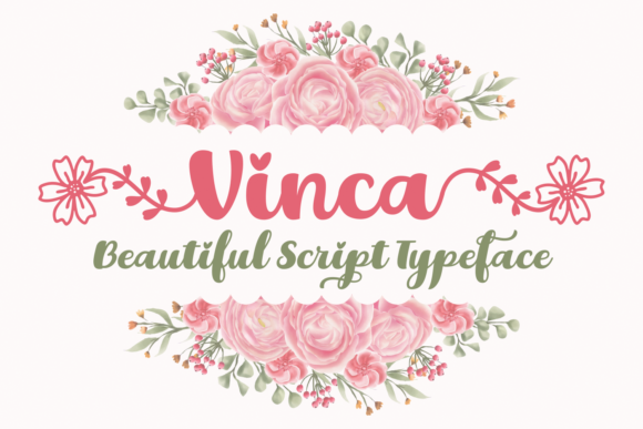 Vinca Font Vinca Font Poster 1