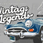 Vintage Legends Font Poster 1