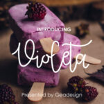 Violeta Font Poster 1