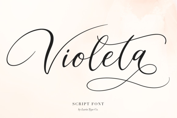 Violeta Font Poster 1