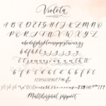 Violeta Font Poster 11