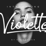 Violette Font Poster 1