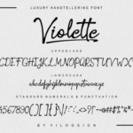 Violette Font Poster 6