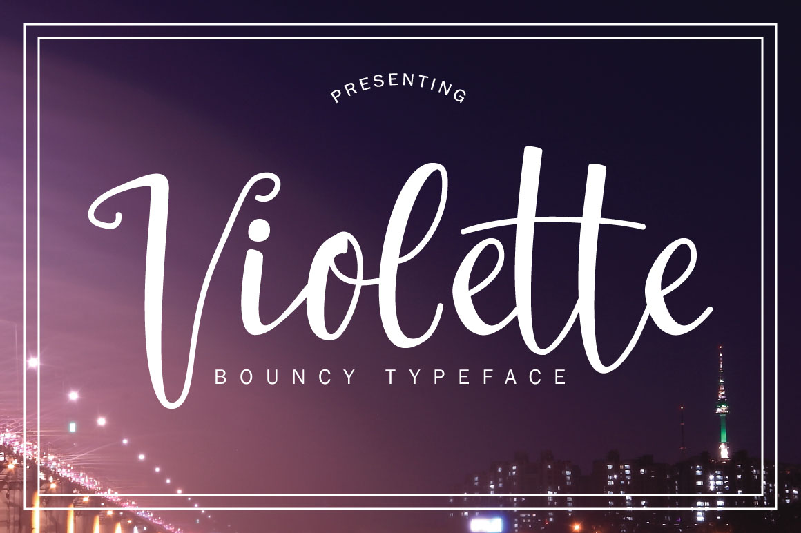 Violette Font Poster 1