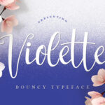Violette Font Poster 2