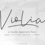 Violia Font Poster 1