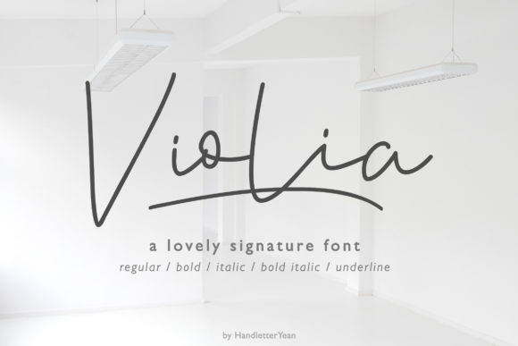 Violia Font Poster 1