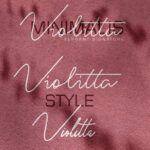 Violitta Font Poster 8