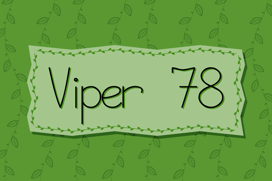 Viper 78 Font