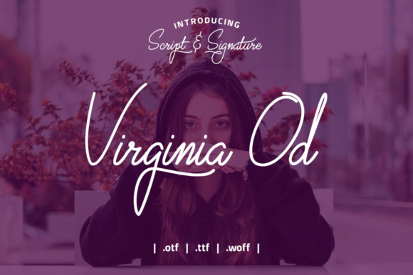 Virginia Od Script Font