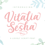 Vitalia Sesha Font Poster 1
