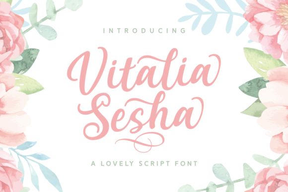 Vitalia Sesha Font Poster 1