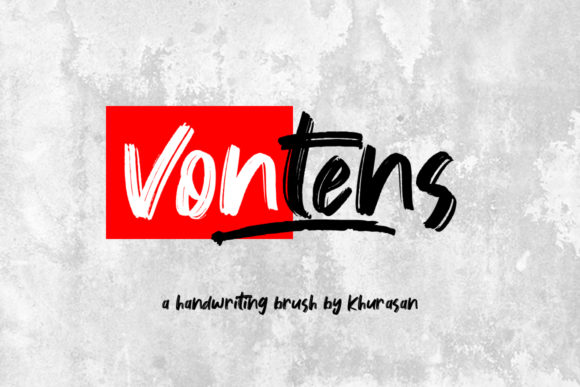 Vontens Font Poster 1