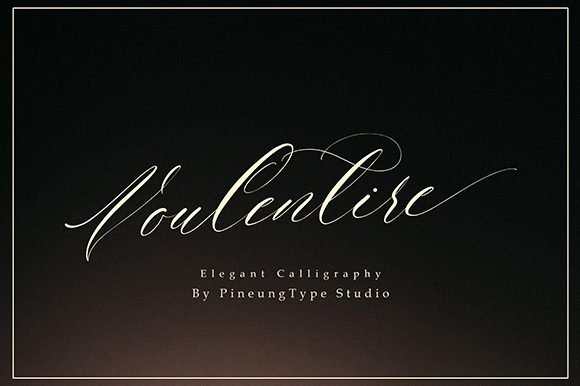 Voulentire Font Poster 1