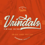 Vrindals Script Font Poster 1