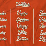 Vrindals Script Font Poster 3