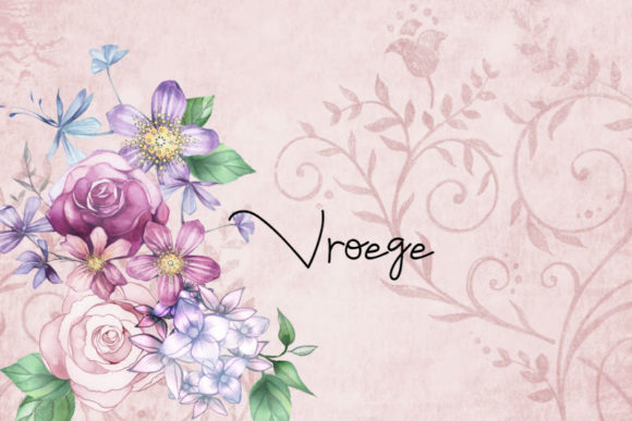 Vroege Font Poster 1