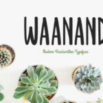 Waanand Font Poster 1