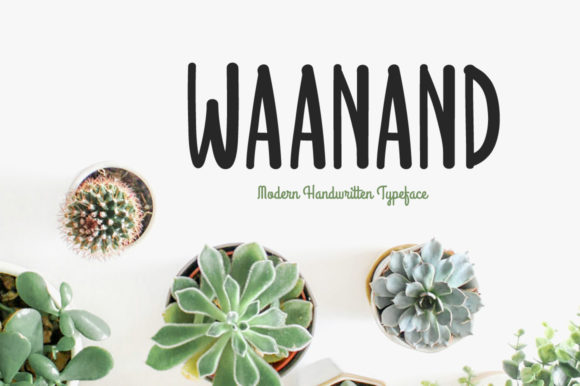 Waanand Font Poster 1