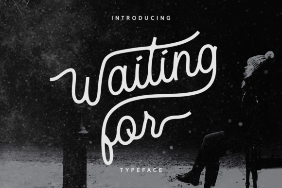 Waiting for Font Poster 1