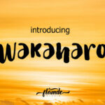 Wakaharo Font Poster 1