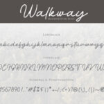 Walkway Font Poster 8