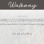 Walkway Font Poster 9