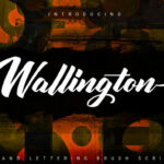 Wallington Font Poster 1